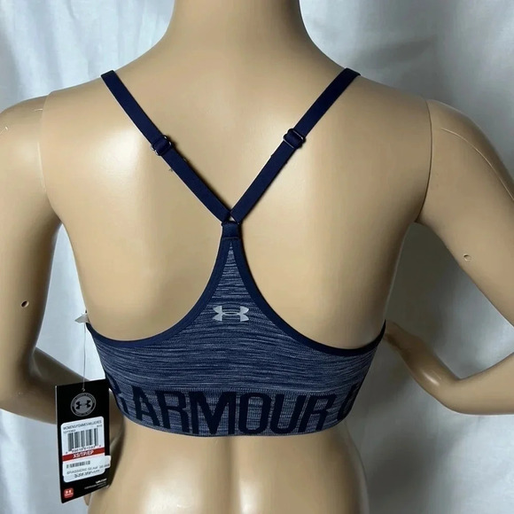 Under Armour low impact racerback sport bra, removable cups  ,adjustable straps - Picture 4 of 14